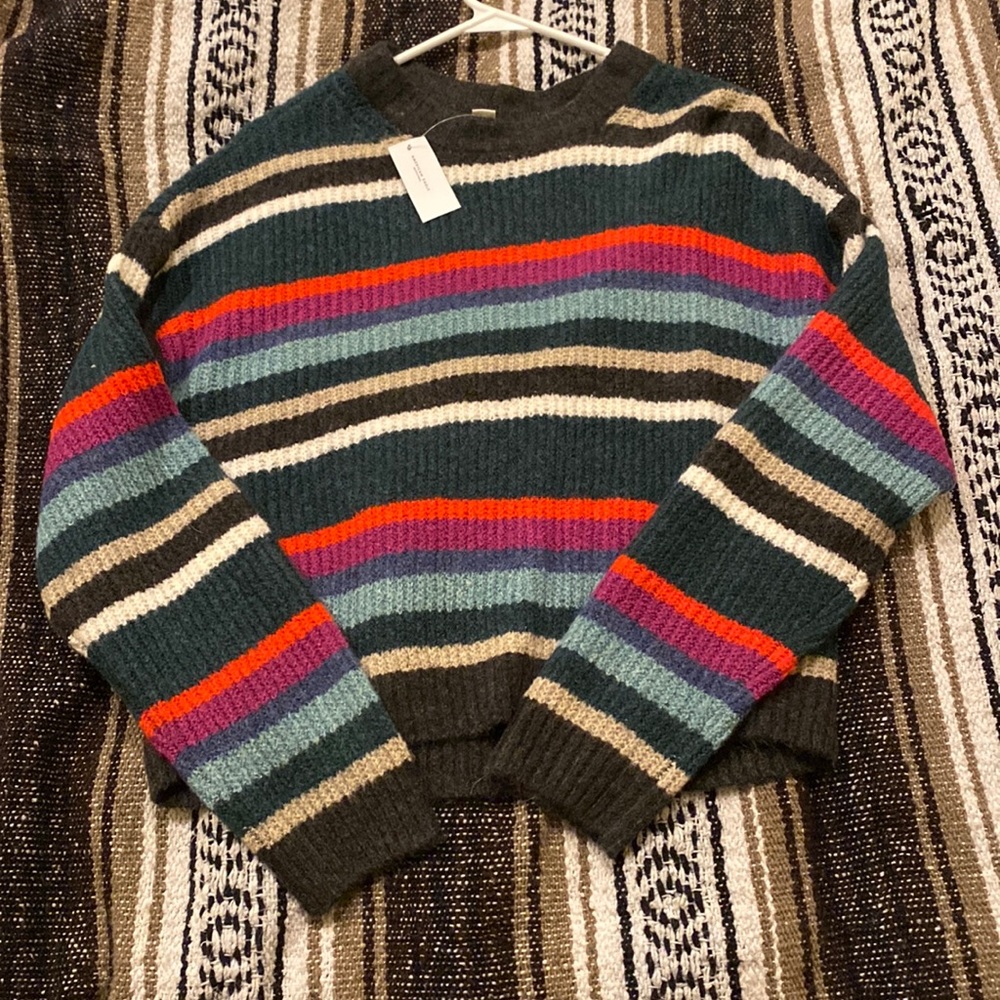 Colorful soft sweater